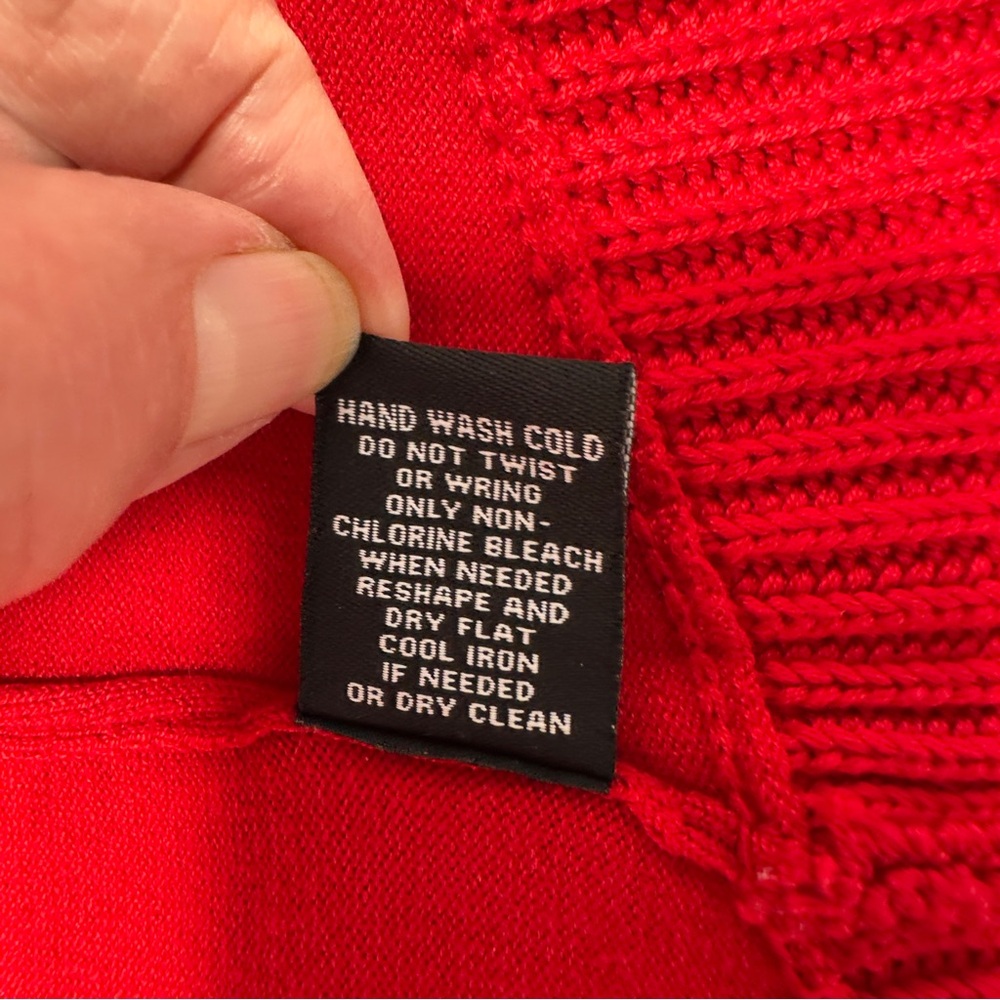 Premise Vibrant Red Open Cardigan - Picture 9 of 16